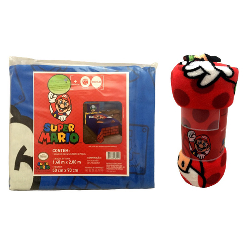 Jogo Cama Super Mario 90cm