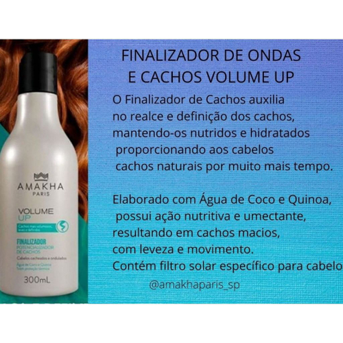 Linha Cabelos Cacheados Magic Curly Amakha Paris Submarino