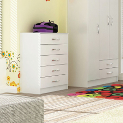 Cômoda 5 gavetas CP051 branco - evidência móveis é boa?
