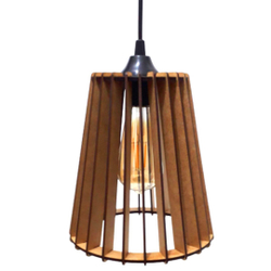 Luminária Teto tipo Pendente em mdf - Completa é boa?
