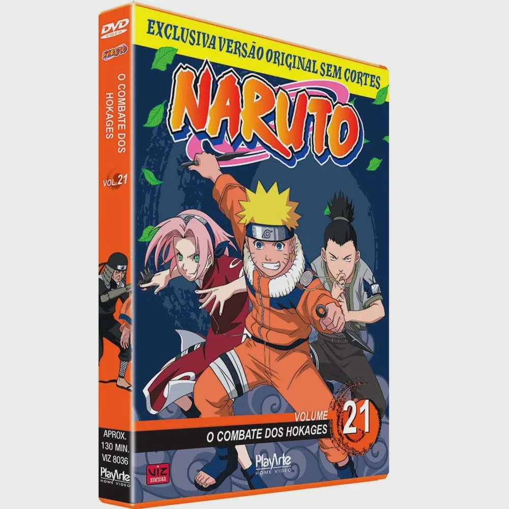 Dvd Original Do Filme Naruto Volume 32 Som Contra Folha