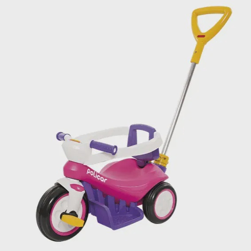 Motoca Triciclo Infantil Rosa Poliplac em Promoção na Americanas