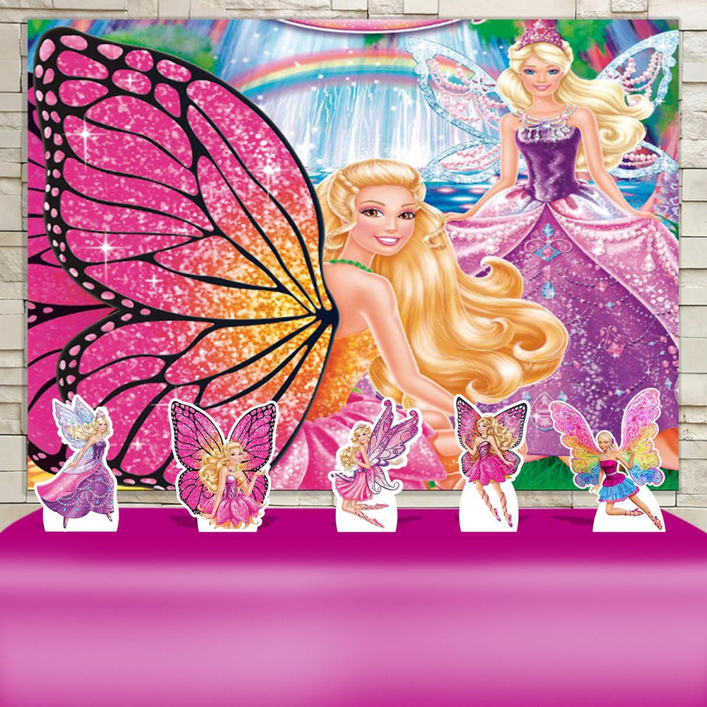 Kit Festa Aniversário Barbie Butterfly Decoração Kit Prata em Promoção na  Americanas