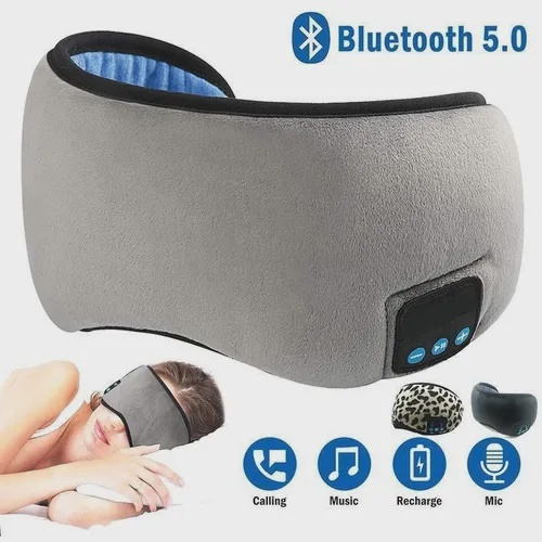 Tapa Olho Máscara De Dormir Com Fone De Ouvido Bluetooth Embutido - Enjoying  - Máscara de Dormir - Magazine Luiza