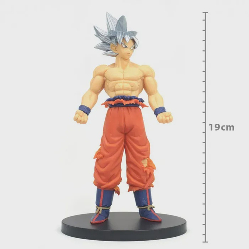 Estátua Son Goku Instinto Superior Com LED: Dragon Ball Super