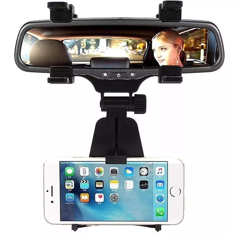 Suporte de Celular Para Retrovisor Veicular Universal Carro Caminhonete  Caminhão Smartphone iPhone Samsung Todos