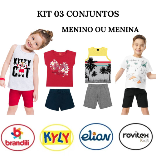 Conjunto Blusa e Short Elian Juvenil Menina Verão Fierce Girl 10