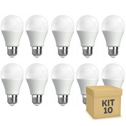 Kit 10 Lâmpada Bulbo 12w Super Led Bivolt Branco E27 A60 Frio é boa?