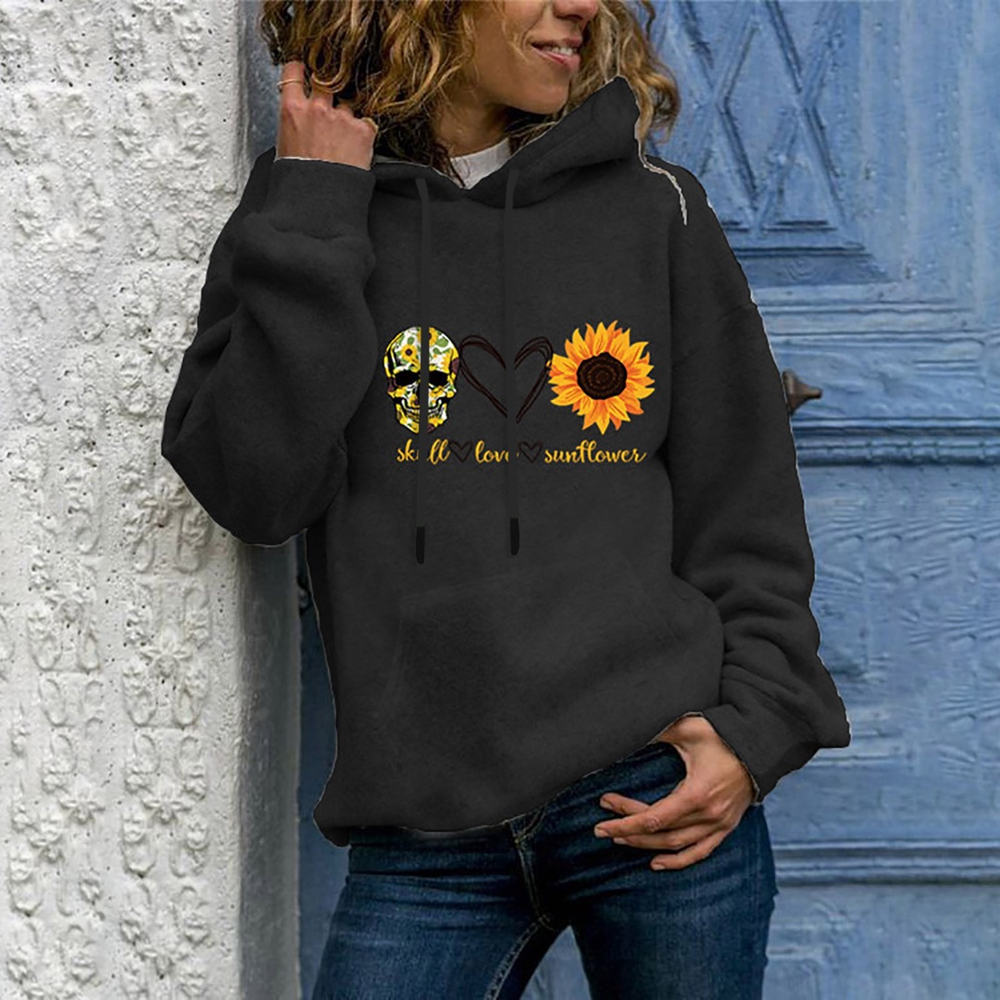 yellow sunflower moletom com capuz