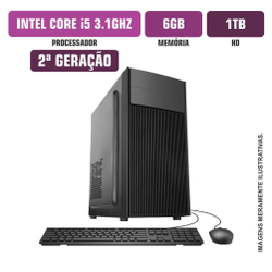 Computador Flex Computer Intel Core I5-2400S 6Gb HD 1Tb Com Kit Menor preço em Computador Flex Computer Intel Core I5-2400S 6Gb HD 1Tb Com Kit
