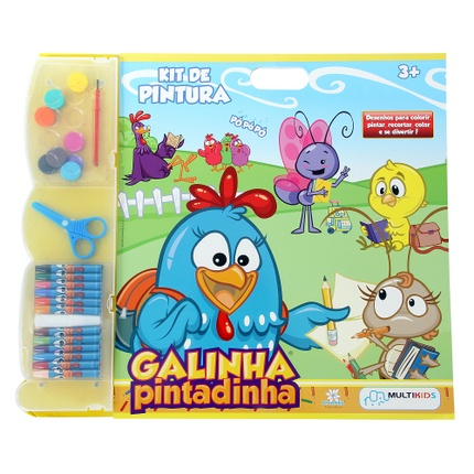 Kit Colorir Galinha Pintadinha - Mimos e Cores