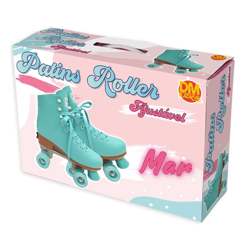 Patins Roller Ajustável Tamanho 35 Ao 38 Mar Dm Toys Em Promoção ...