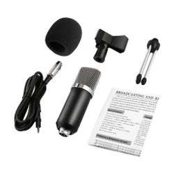 Microfone condensador portátil profissional Microfone USB para computador com tripé é boa?