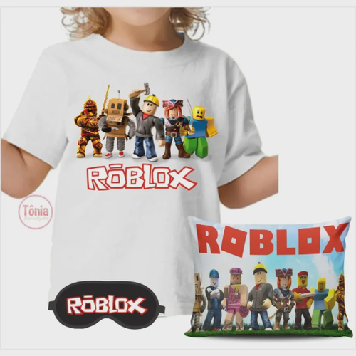 Roblox camiseta branca - Tônia Personalizados