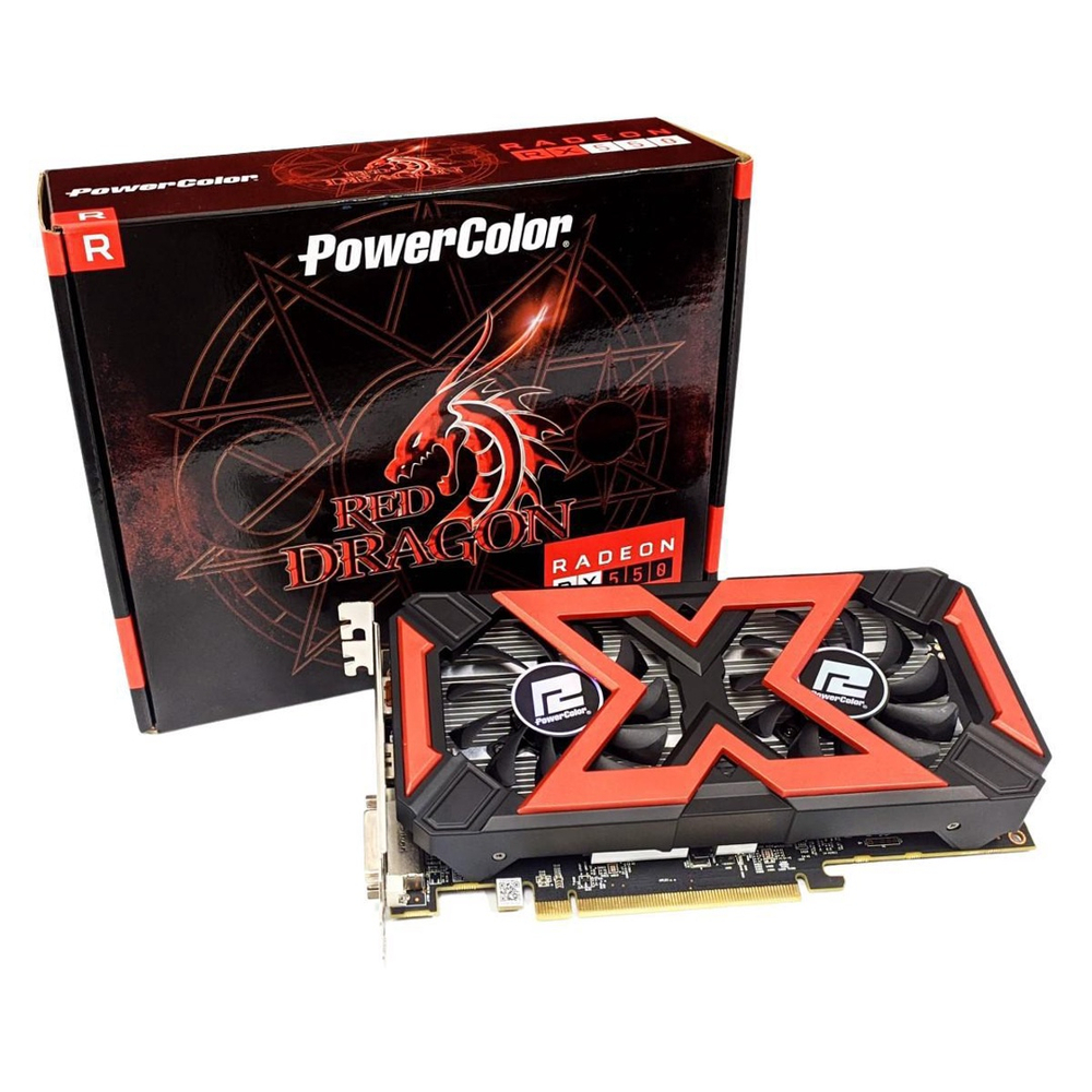 Placa De Vídeo Power Color Radeon Rx 550 Red Dragon 4Gb | Submarino