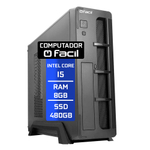 Computador Fácil Slim Intel Core I5 8gb Ssd 480gb