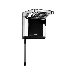 Ducha Lorenzetti Acqua Star Ultra 220v Preto/Cromado Menor preço em Ducha Lorenzetti Acqua Star Ultra 220v Preto/Cromado