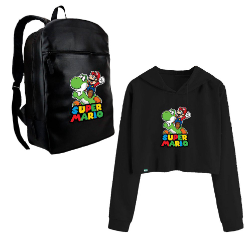 puma mario galaxy moletom com capuz