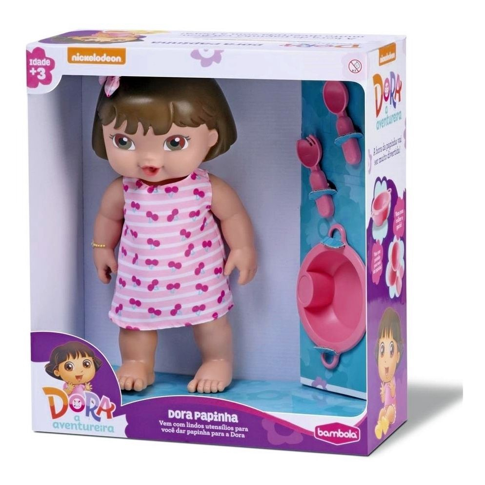 Boneca Desenho Dora a Aventureira Papinha - Bambola 660 em Promoção na  Americanas