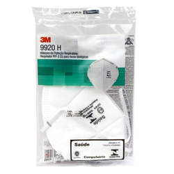 Máscara de Proteção Respiratória Respirador PFF-2 (s) para Riscos Biológicos 3M - 9920H Menor preço em Máscara de Proteção Respiratória Respirador PFF-2 (s) para Riscos Biológicos 3M - 9920H