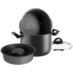 Conjunto cozimento antiaderente vapore 20CM ebony brinox é boa?