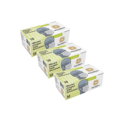 Máscara Descarpack Tripla Descartável Branca Com Elástico kit 3 Caixas C/50 Unidades Menor preço em Máscara Descarpack Tripla Descartável Branca Com Elástico kit 3 Caixas C/50 Unidades