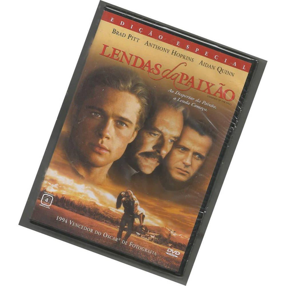 DVD Lendas Da Paixão - Brad Pitt