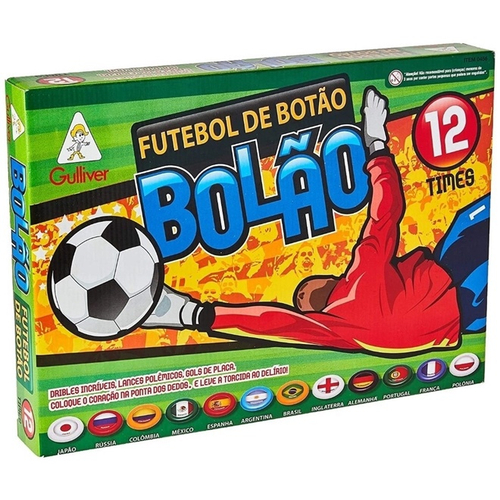 Jogo de Botão MACIÇO: Kit da Champions com 15 Times - Pro Gol