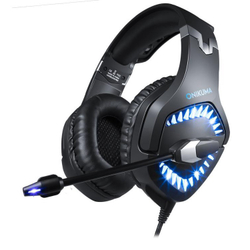 Fone de Ouvido Headset Gamer Profissional Onikuma K1-B Pro LED Azul Menor preço em Fone de Ouvido Headset Gamer Profissional Onikuma K1-B Pro LED Azul