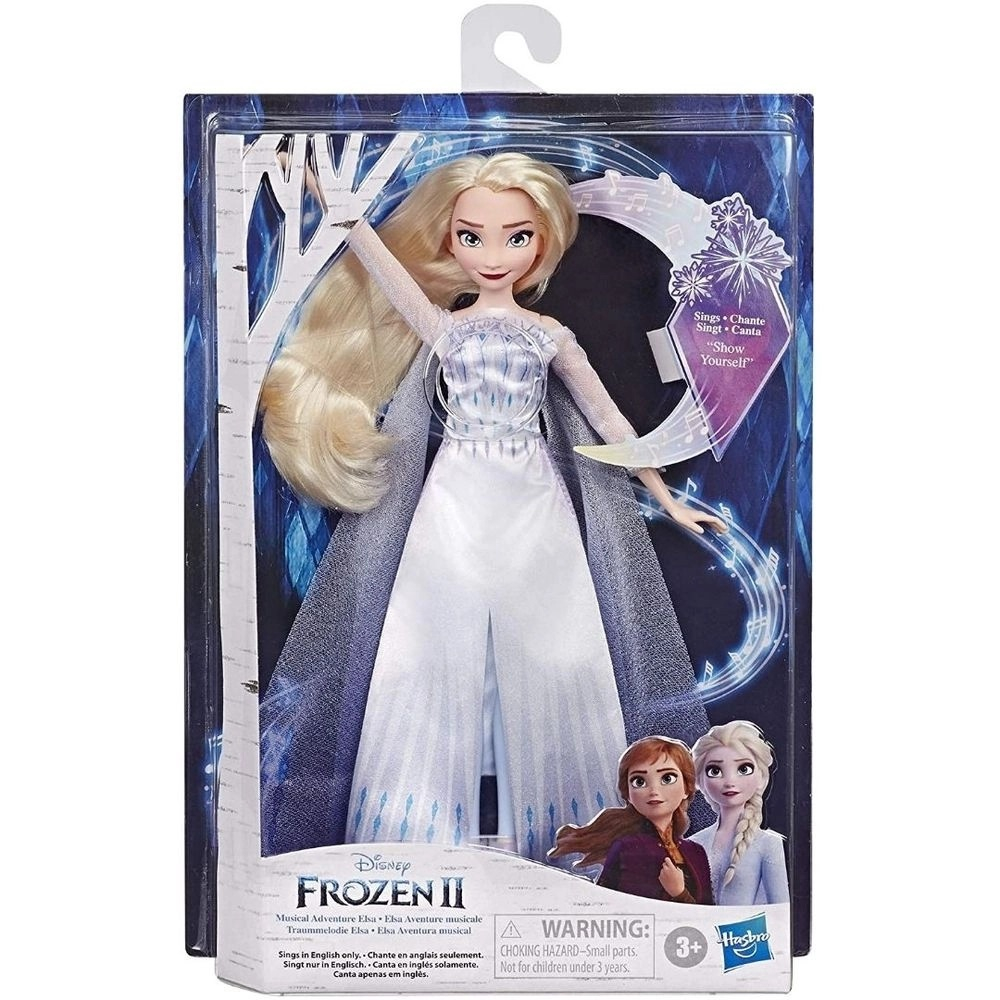 Boneca frozen 2 elsa cantora (E8880) - hasbro no Shoptime