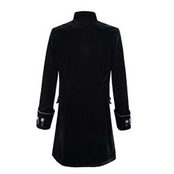 Casaco masculino de inverno quente vintage fraque Sobretudo com botões casaco Menor preço em Casaco masculino de inverno quente vintage fraque Sobretudo com botões casaco