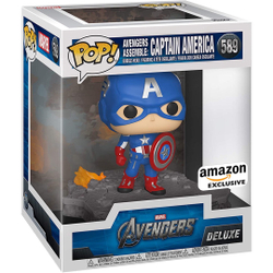 Funko pop! Deluxe Marvel Avengers Assemble Series - Captain America Menor preço em Funko pop! Deluxe Marvel Avengers Assemble Series - Captain America