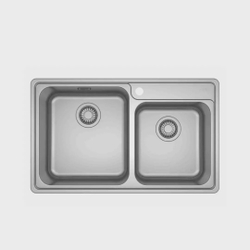 Cuba Dupla para Cozinha Franke Bell 86x48cm Com Acessórios Menor preço em Cuba Dupla para Cozinha Franke Bell 86x48cm Com Acessórios