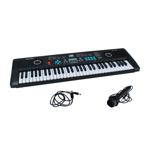 Teclado Musical Infantil Iniciantes Com 61 Teclas Microfone