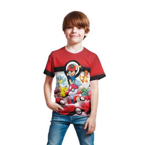 camiseta pokemon riachuelo