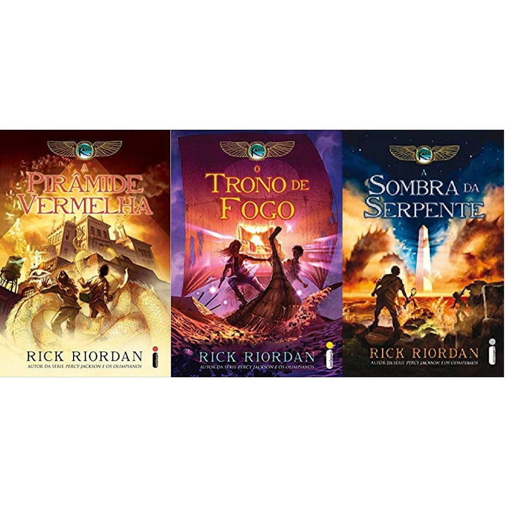 Kit 3 Livros As Cronicas Dos Kane Rick Riordan No Shoptime