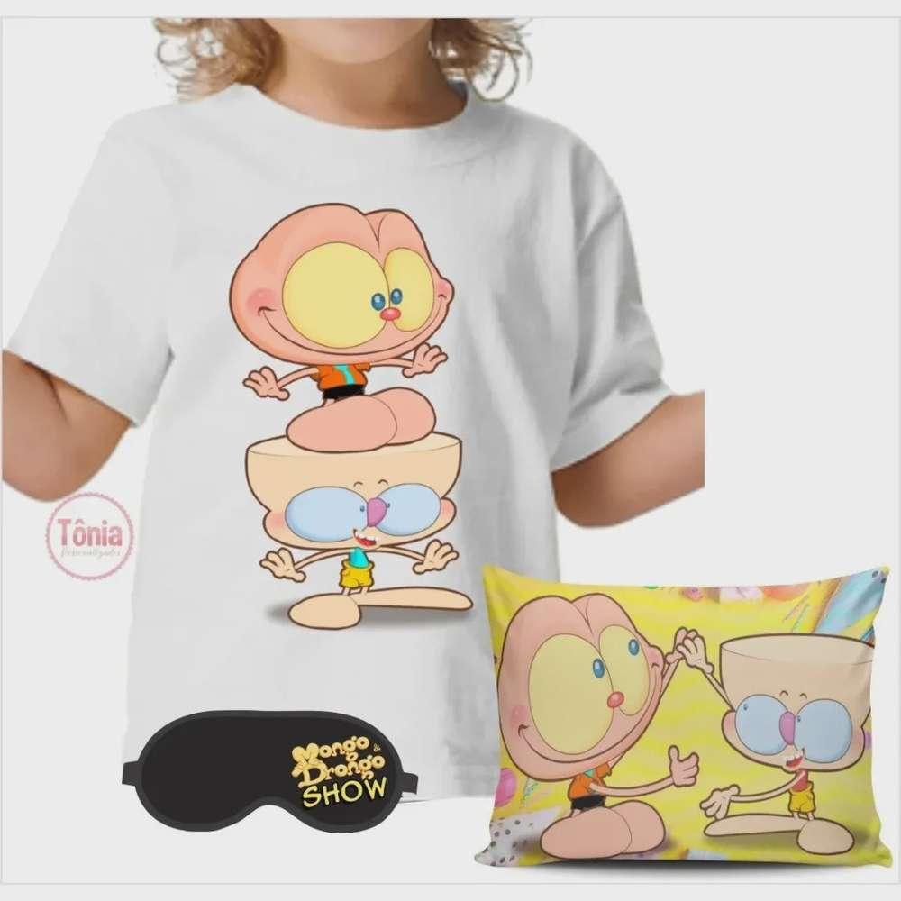 camiseta mongo e drongo