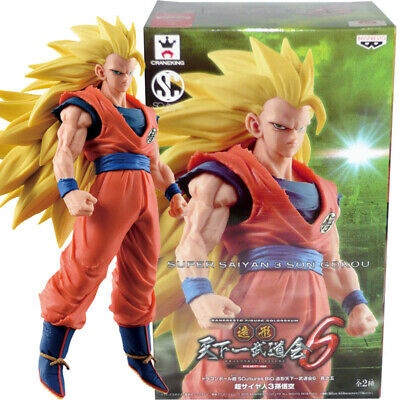 Boneco Goku Super Saiyan 3 Action Figure Dragão Ball Z