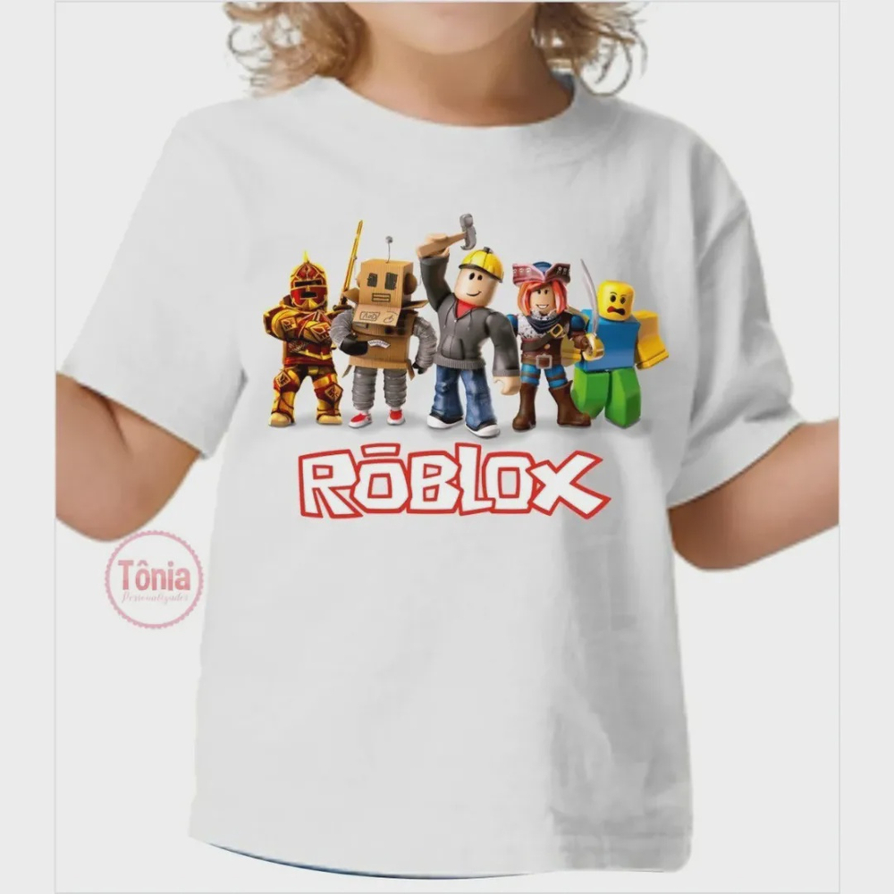 Roblox camiseta Branca em Promoção na Americanas