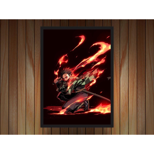 Quadro Dragon Ball Goku Anime Desenho Com Moldura G01 em Promoção na  Americanas