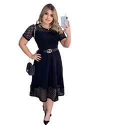 Menor preço em Vestido Evangélico Gode Renda Festa Casamento
