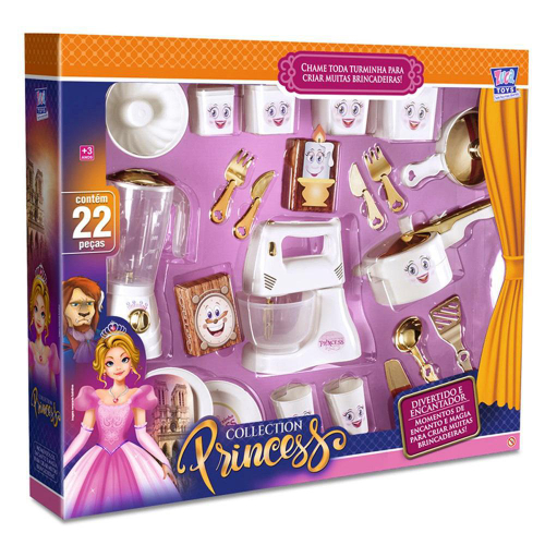 Kit Infantil Princesa Sofia Jogo Americano E Prato - 2 Peças