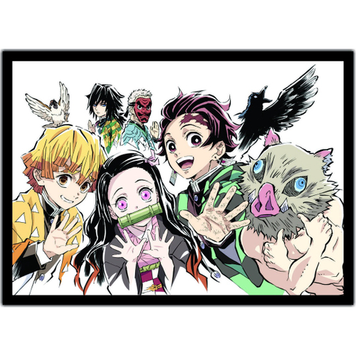 Ygt10Pages / Book Anime Demon Slayer: Quadro De Desenho Para Colorir  Kimetsu No Yaiba - Escorrega o Preço