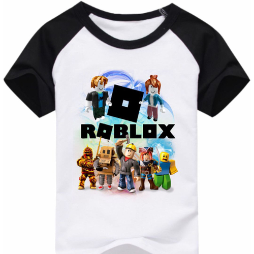 ROBLOX Bebê Camisas Casuais Crianças Moda ROBLOX T Shirt Algodão