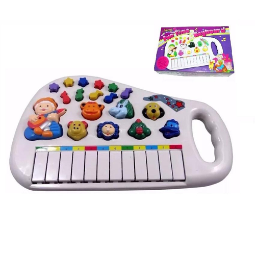 Piano Infantil Teclado Musical Bebê Ia Ia O Bichos em Promoção na