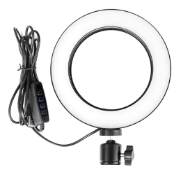 Ring Light Luz de Selfie Maquiagem Blogueira 3000K a 6500K 16cm Sem Tripé Knup - KP-PL16 é boa?