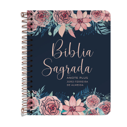 Livro - Bíblia anote NVI grande - Capa rosas Menor preço em Livro - Bíblia anote NVI grande - Capa rosas