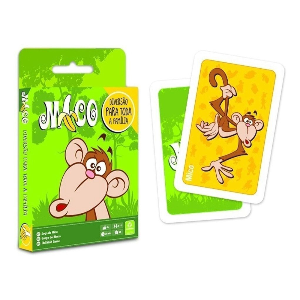 Jogo De Cartas Mico Banana  B&A – A melhor distribuidora da Paraíba