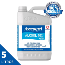 Álcool Liquido 70% Start Asseptgel 5l Loja Limpeza Hospital é boa?