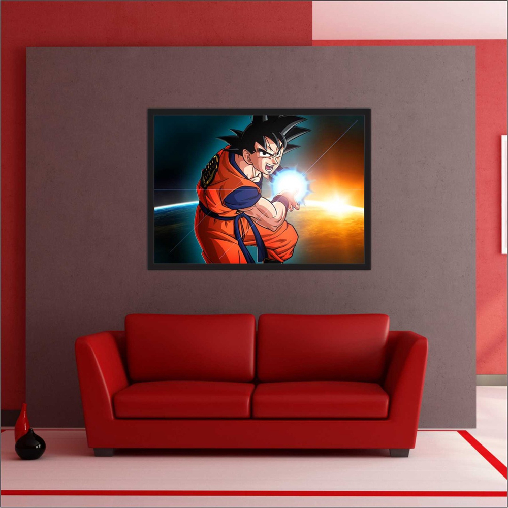 Quadro Anime Desenho Dragon Ball Goku Vegeta TT15